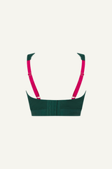 Signature Lace Synergy Fuller Cup Bralette - Forest Green