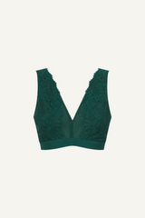 Signature Lace Synergy Fuller Cup Bralette - Forest Green
