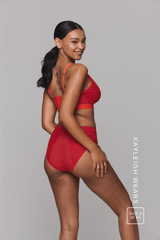 Signature Lace High Waisted Brief - Goji Berry & Orange Synergy
