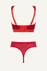 Ensemble bralette et string Signature Lace à bonnets généreux - Synergie baies de goji et orange