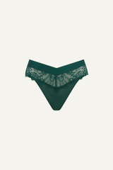 Signature Lace Synergy V Brazilian - Forest Green