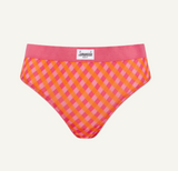So Soft Mesh Geruit Slipje - Roze