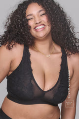 Synergy Lace And Mesh Fuller Cup - Black