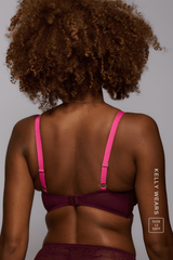 All Wonder, Push Up Bra & Brazilian - Wine