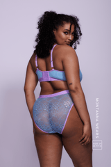Signature Lace Fuller Cup Bralette & Brief - Pastel Blue