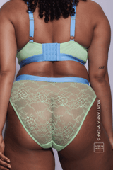 Signature Lace Fuller Cup Bralette & Brief - Pastel Green