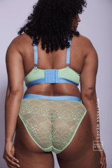 Signature Lace Fuller Cup Bralette & Brief - Pastel Green