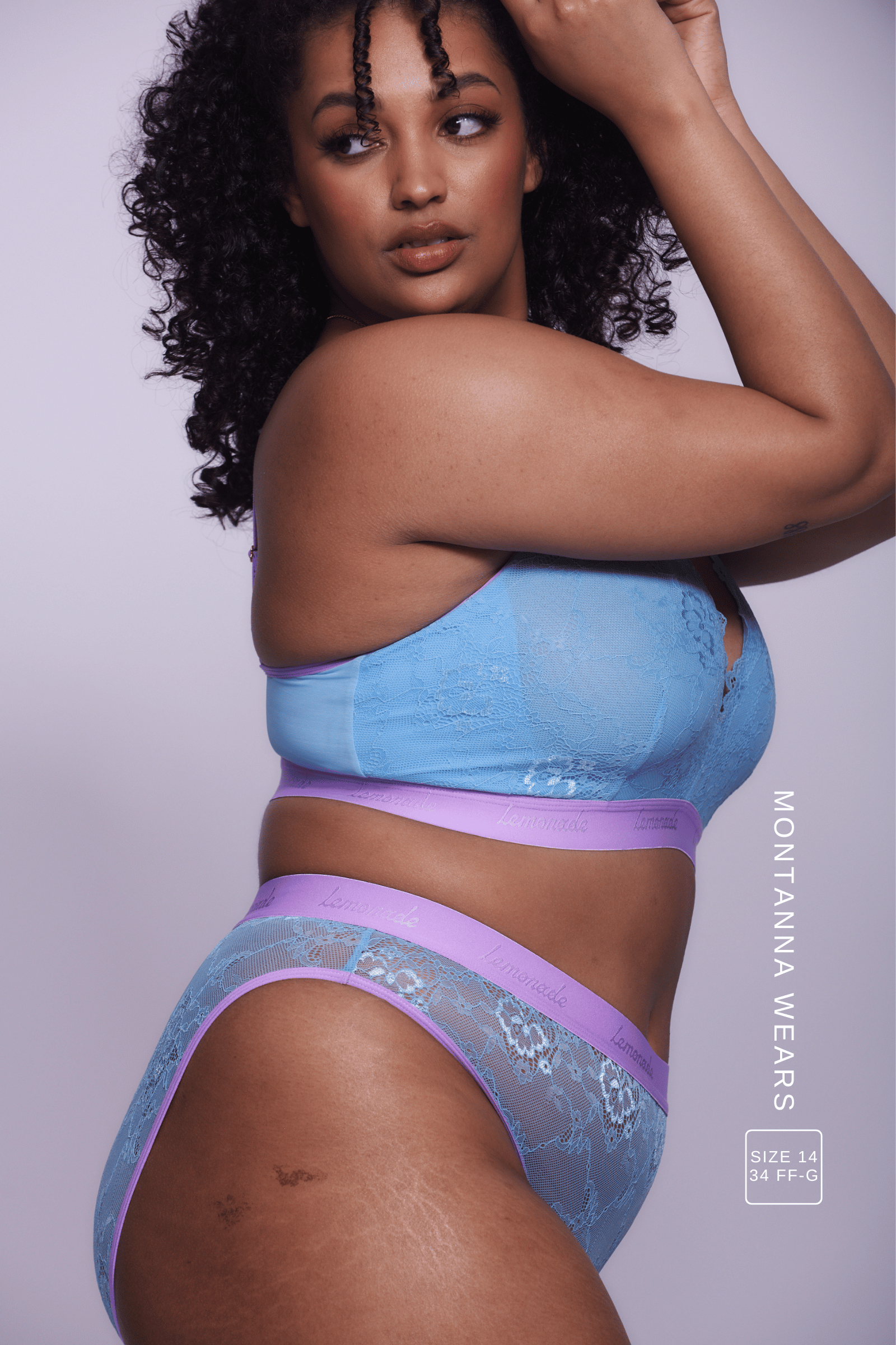 Signature Lace Fuller Cup Bralette - Pastel Blue