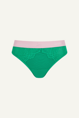 Synergy Lace Thong - Emerald