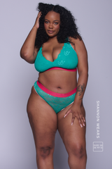 Signature Lace Fuller Cup Bralette - Trilogy Green
