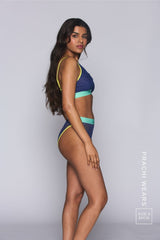 Signature Lace Bralette & Brief Set - Navy Trilogy