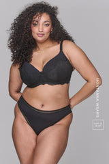 The Flex and  Cheeky Brief Set - Black
