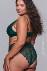 All Wonder All Bra Push Up & Short Set - Dark Green