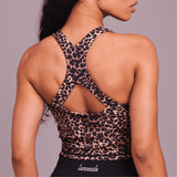 Active Tank Bralette - Leopard - Lemonade Dolls