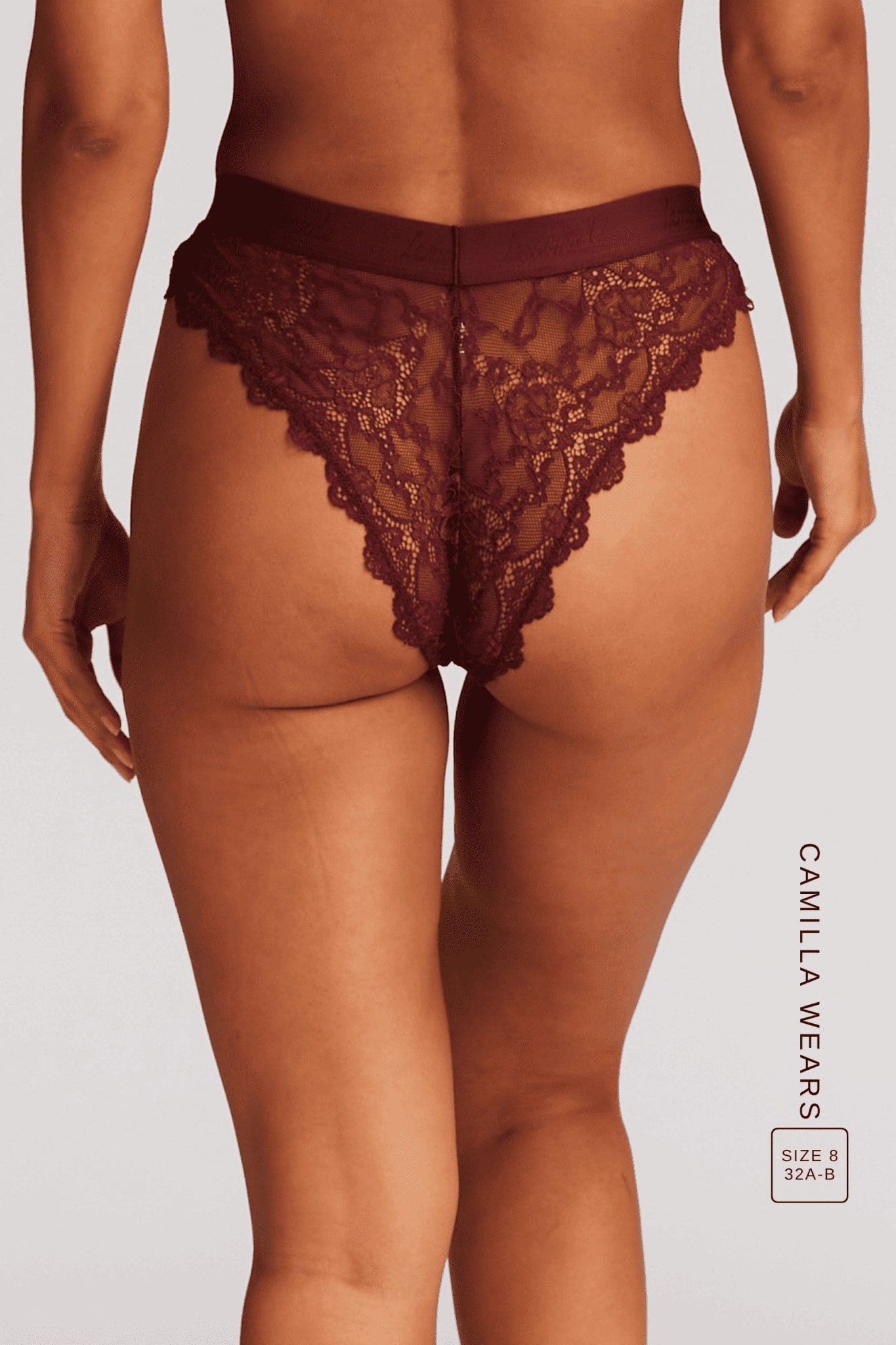 Shop High Waist Lace Brazilian Knickers - Lemonade Dolls