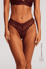 All Wonder, soutien-gorge push-up et brésilien - Vin