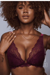 All Wonder, soutien-gorge push-up et brésilien - Vin