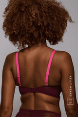 All Wonder, soutien-gorge push-up et brésilien - Vin