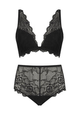 Ensemble soutien-gorge push-up et short All Wonder - Noir