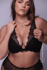 All Wonder, Push Up Bra & Thong - Black - Lemonade Dolls