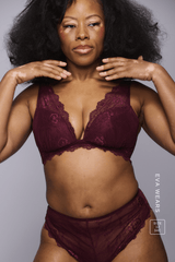 All Wonder, Push Up Bra - Wine - Lemonade Dolls