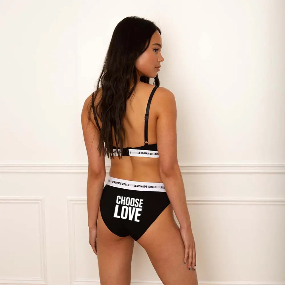 Choose Love Everyday Brief - Lemonade Dolls