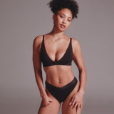 Everyday Eco Bralette - Black - Lemonade Dolls