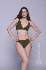 Everyday Eco Bralette & Brief Set - Khaki