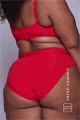 Everyday Eco Brief - Red - Lemonade Dolls