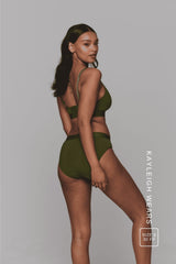 Ensemble soutien-gorge et culotte Everyday Eco à bonnets généreux - Kaki