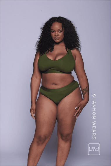 Everyday Eco Fuller Cup Bralette - Khaki