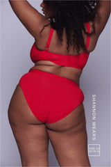 Everyday Eco Fuller Cup Bralette & Brief Set - Red