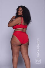 Everyday Eco Fuller Cup Bralette - Red - Lemonade Dolls