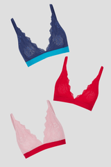 Lace Bralette Bestsellers - 3 Pack - Lemonade Dolls