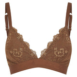 Nude Lace Bralette - Toffee