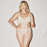 Nude Lace Brief - Almond - Lemonade Dolls