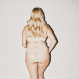 Nude Lace Brief - Almond - Lemonade Dolls