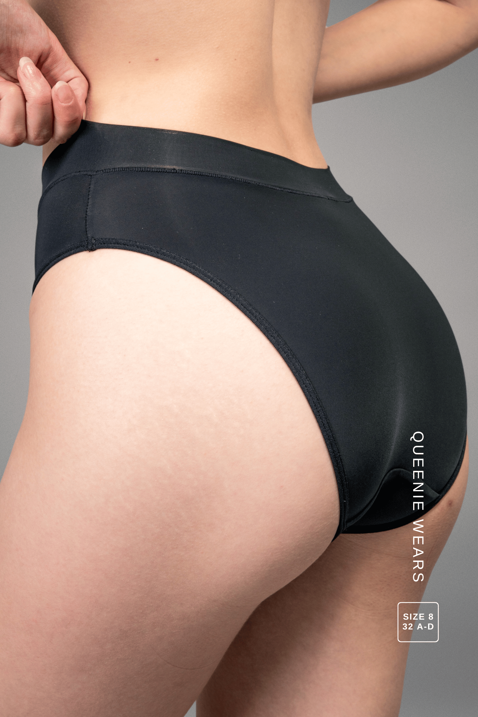 Second Skin Wrap Brief - Black