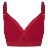 Second Skin High Support Bra - Deep Red