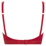 Second Skin Triangle Bralette -  Deep Red