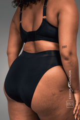 Second Skin Wrap Brief - Black