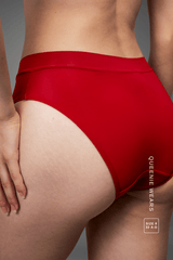Second Skin Wrap Brief - Deep Red - Lemonade Dolls