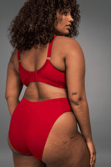 Slip cache-cœur Second Skin - Rouge foncé