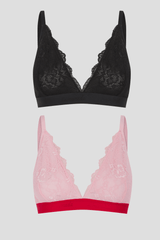 Signature Lace Bralette - 2 Pack - Lemonade Dolls