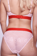 Signature Lace Slip - Lichtroze