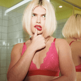 Signature Lace Bralette - Dark Pink - Lemonade Dolls