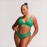 Signature Lace Bralette - Emerald - Lemonade Dolls