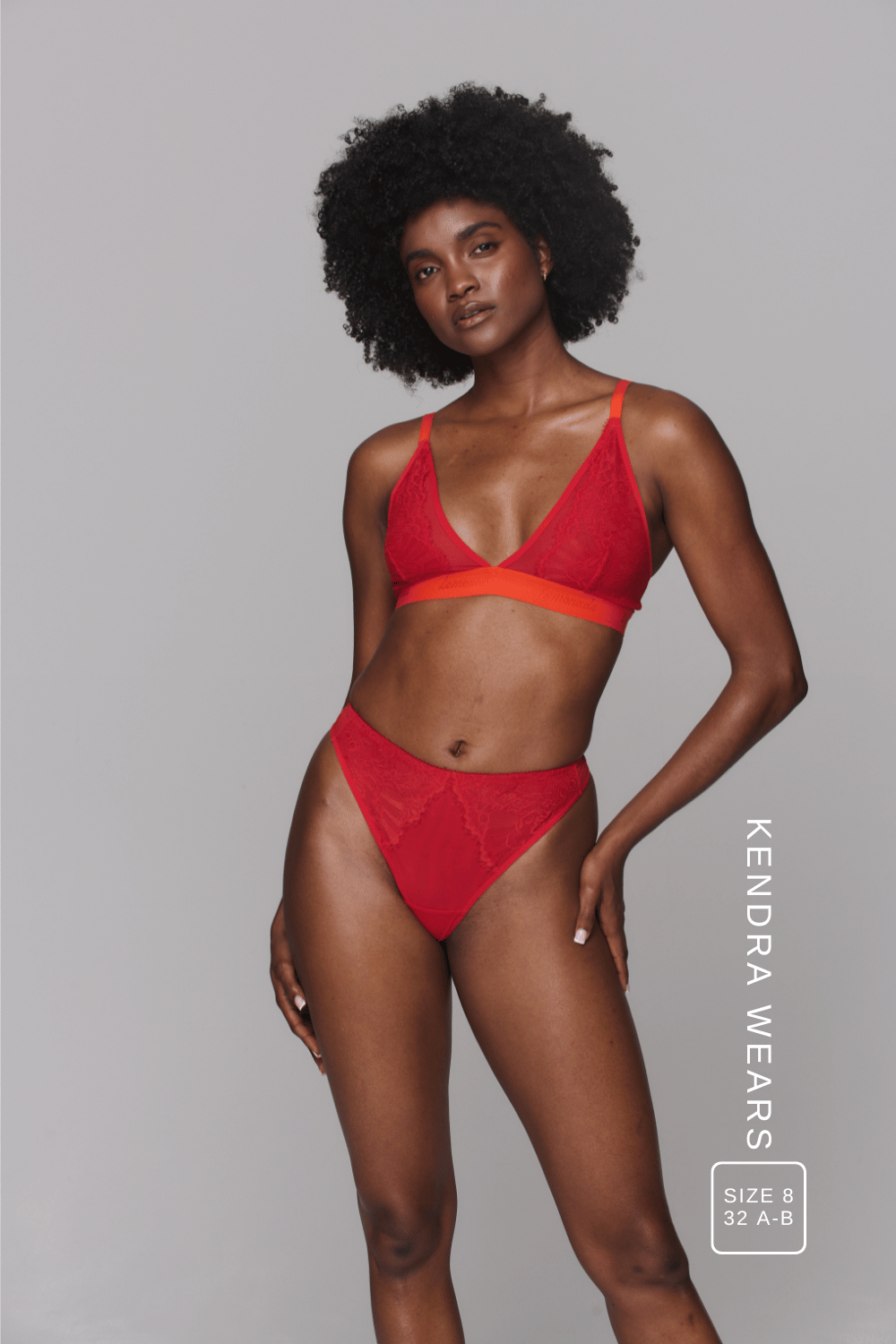 Signature Lace Bralette - Goji Berry & Orange Synergy - Lemonade Dolls