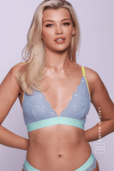 Signature Lace Bralette & High Waisted Brief Set - Trilogy Denim - Lemonade Dolls