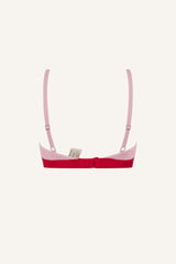 Brassière Signature en dentelle - Rose clair